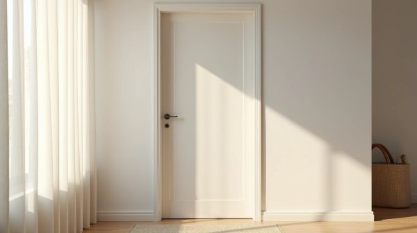 Isoler efficacement une porte d'entrée pour plus de confort